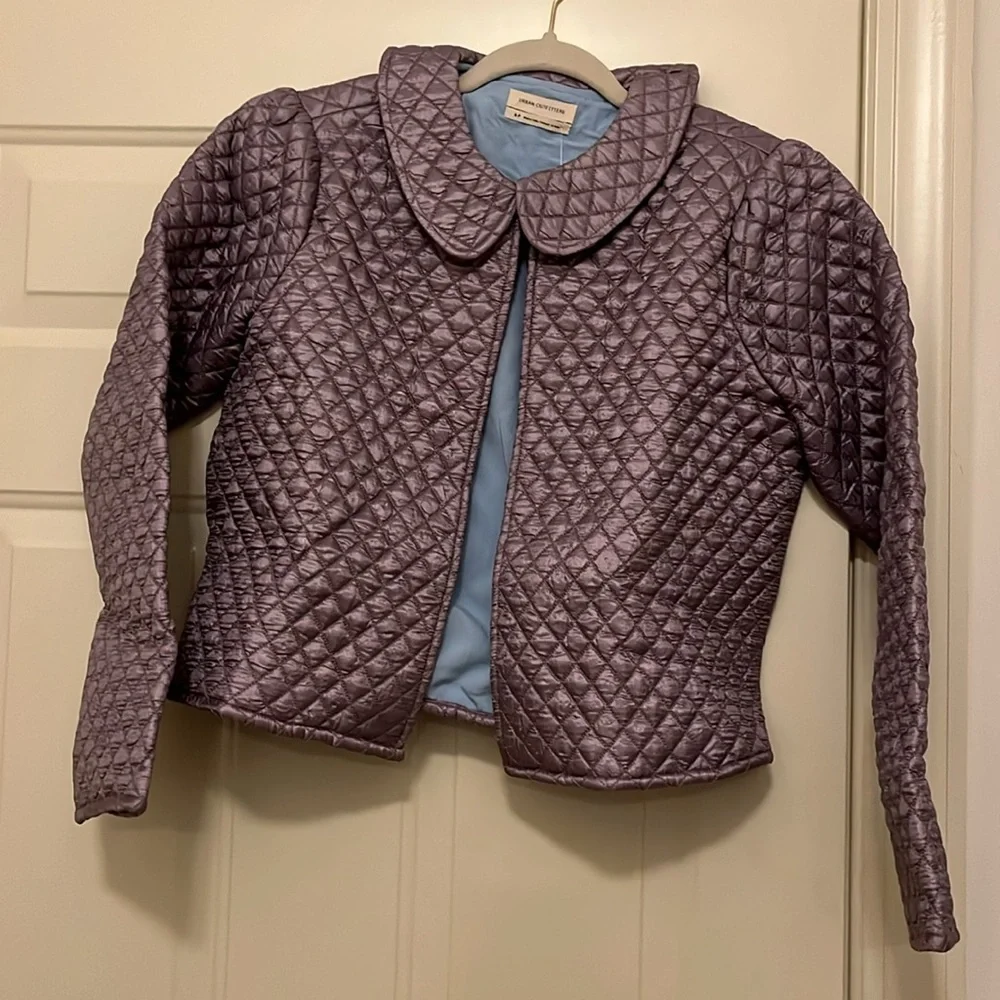 Urban Outfitters Kimchi Blue Trinity Satin Quilted Jacket/NWT/S